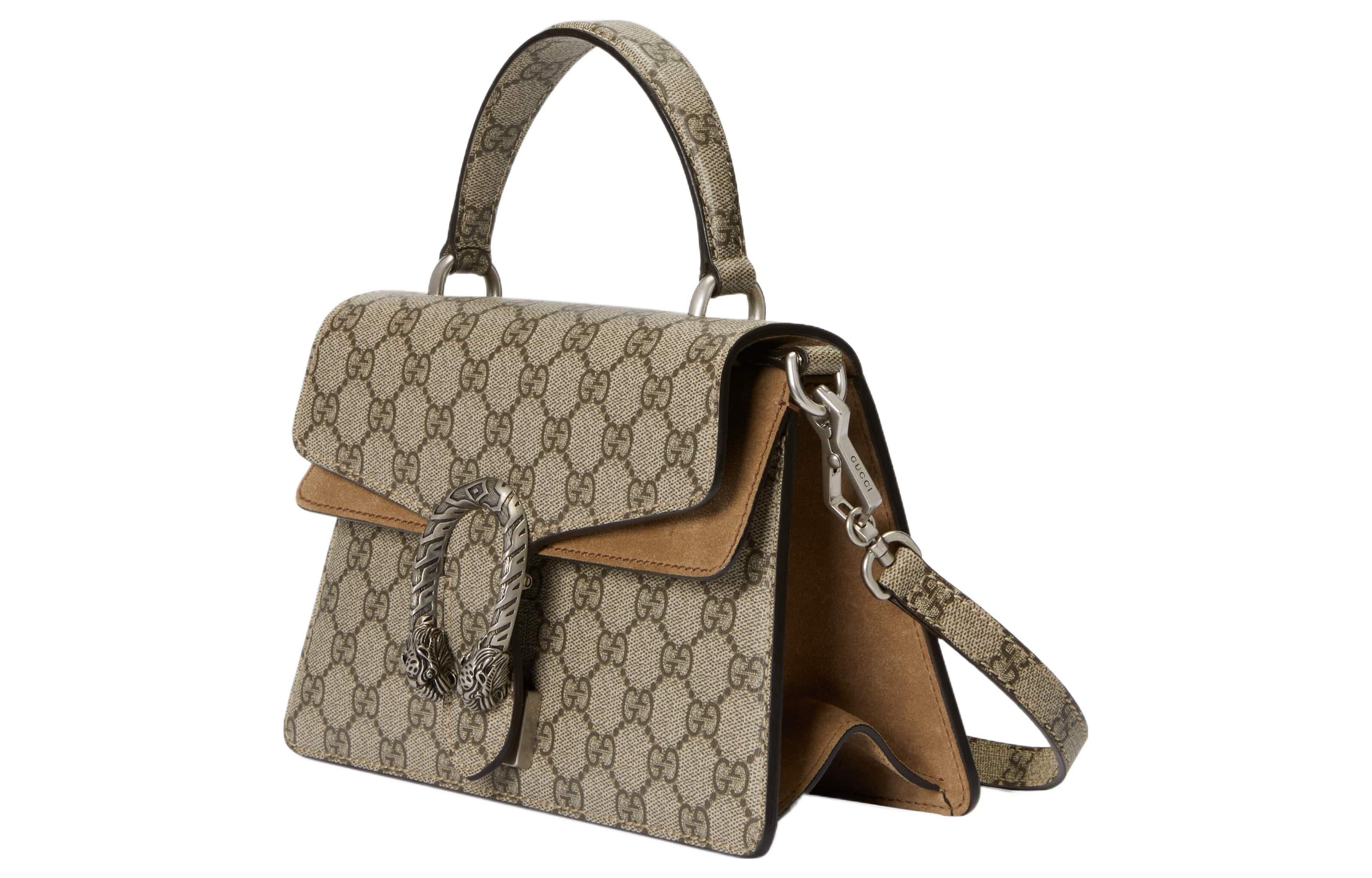 (WMNS) Gucci Small Dionysus Top Handle Bag 'Beige Ebony' 739496-KHNRN-8642 - 2