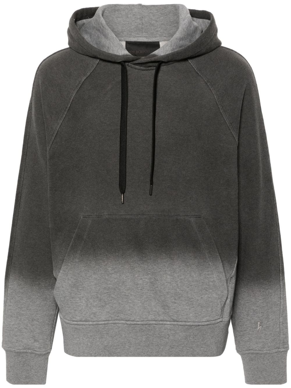 ombrÃ©-effect cotton hoodie - 1