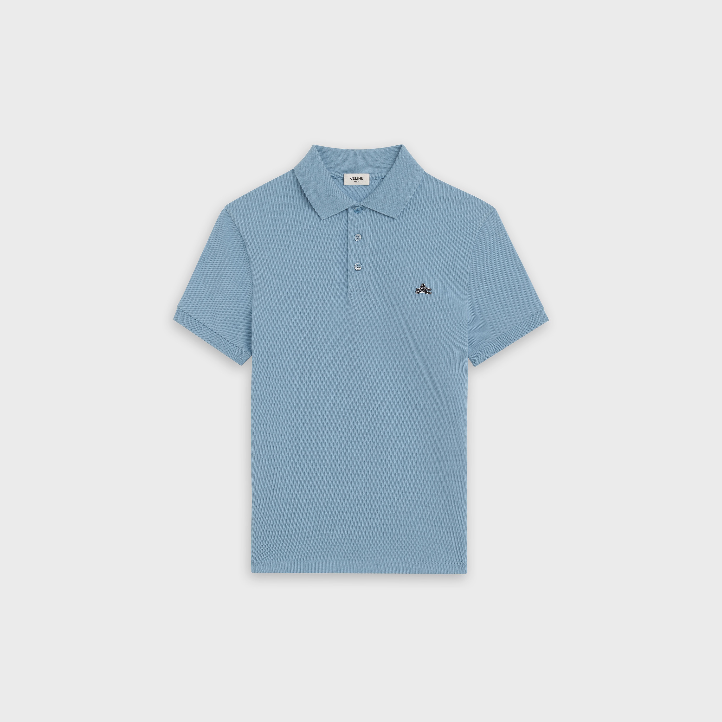 EMBROIDERED POLO PIQUÉ IN COTTON WITH ANDRÉ BUTZER COLLABORATION - 1