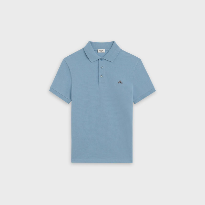 EMBROIDERED POLO PIQUÉ IN COTTON WITH ANDRÉ BUTZER COLLABORATION 1