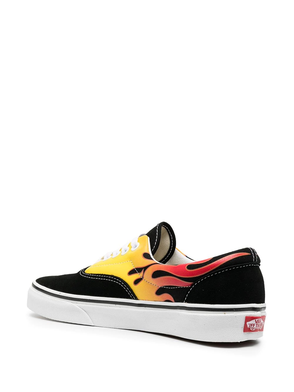 flame low-top sneakers - 3