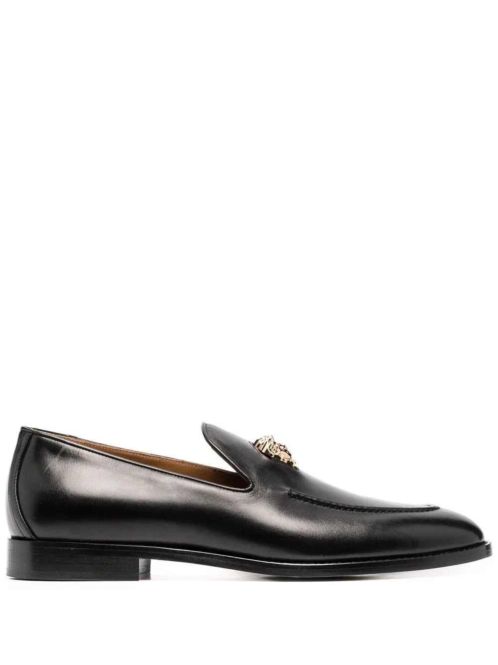 Medusa plaque loafers - 1