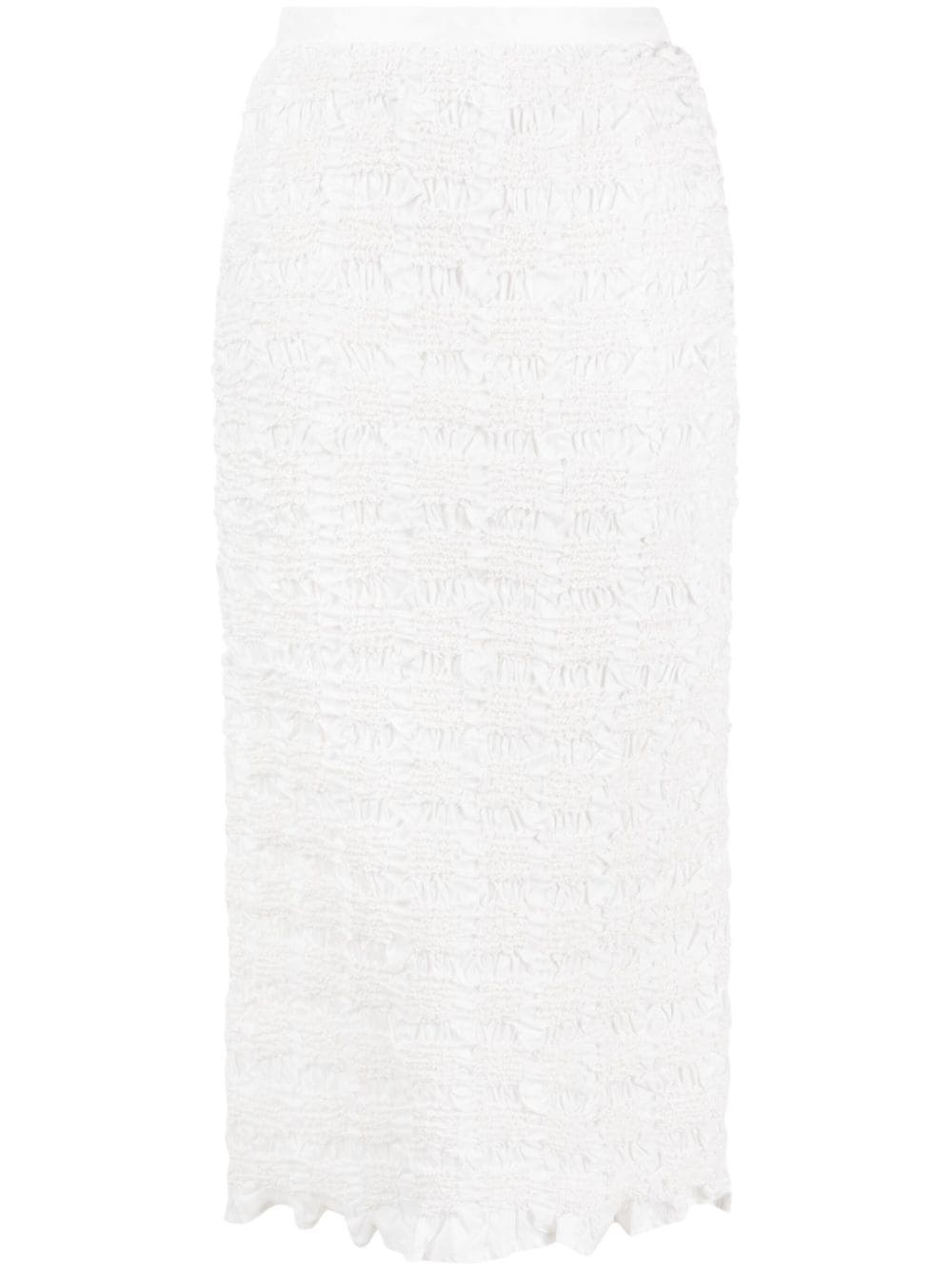 Cecilie Bahnsen White Vanilla Miniskirt