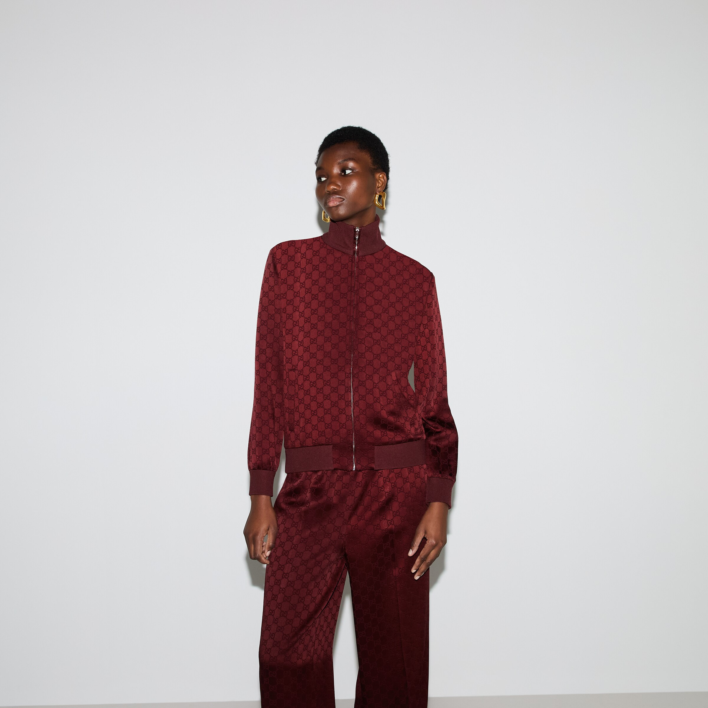 GG jacquard zip jacket - 3
