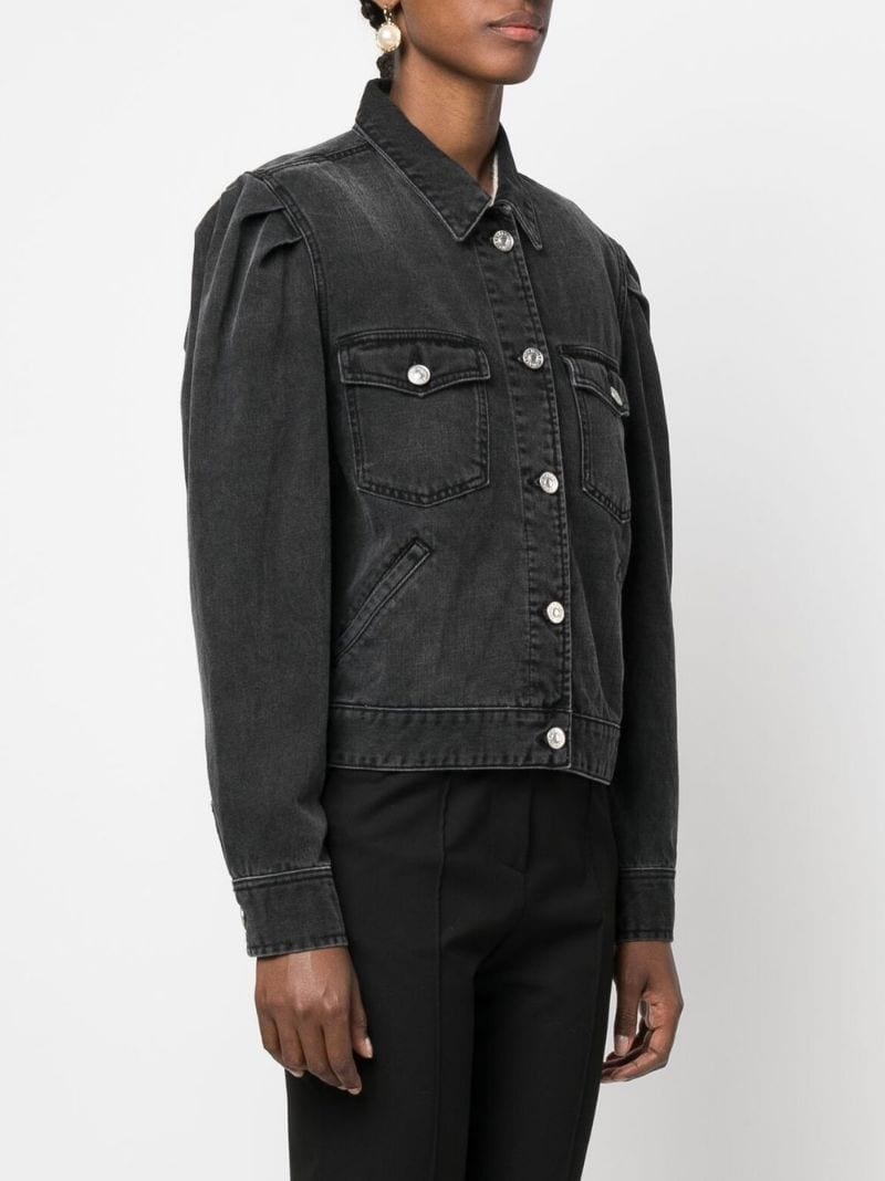cotton-denim jacket - 3