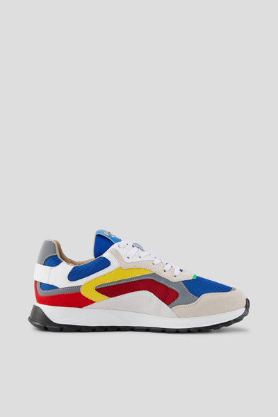 BOGNER MICHIGAN TRAINERS IN BLUE/RED outlook