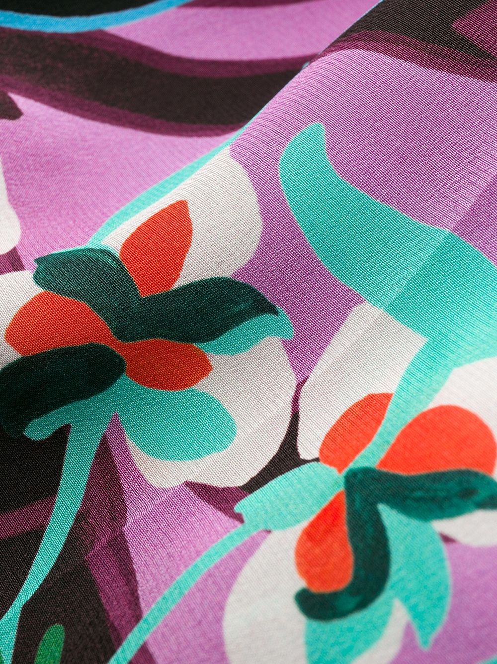 Mirrored Orchid print culottes - 6