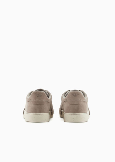 EMPORIO ARMANI Suede sneakers outlook