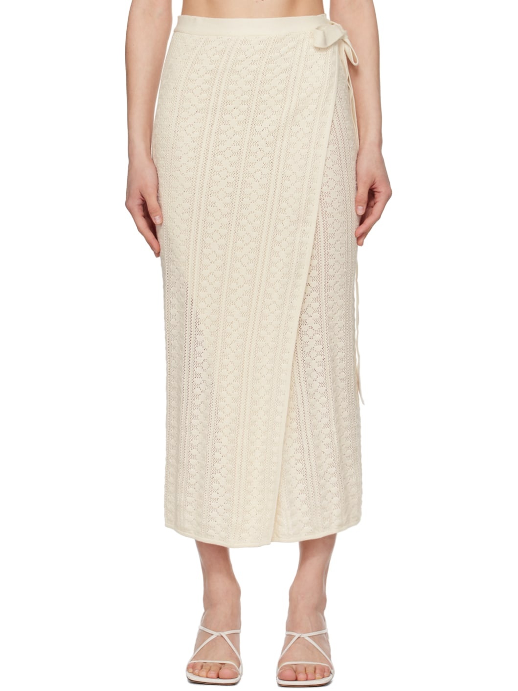 White Kelp Midi Skirt - 1