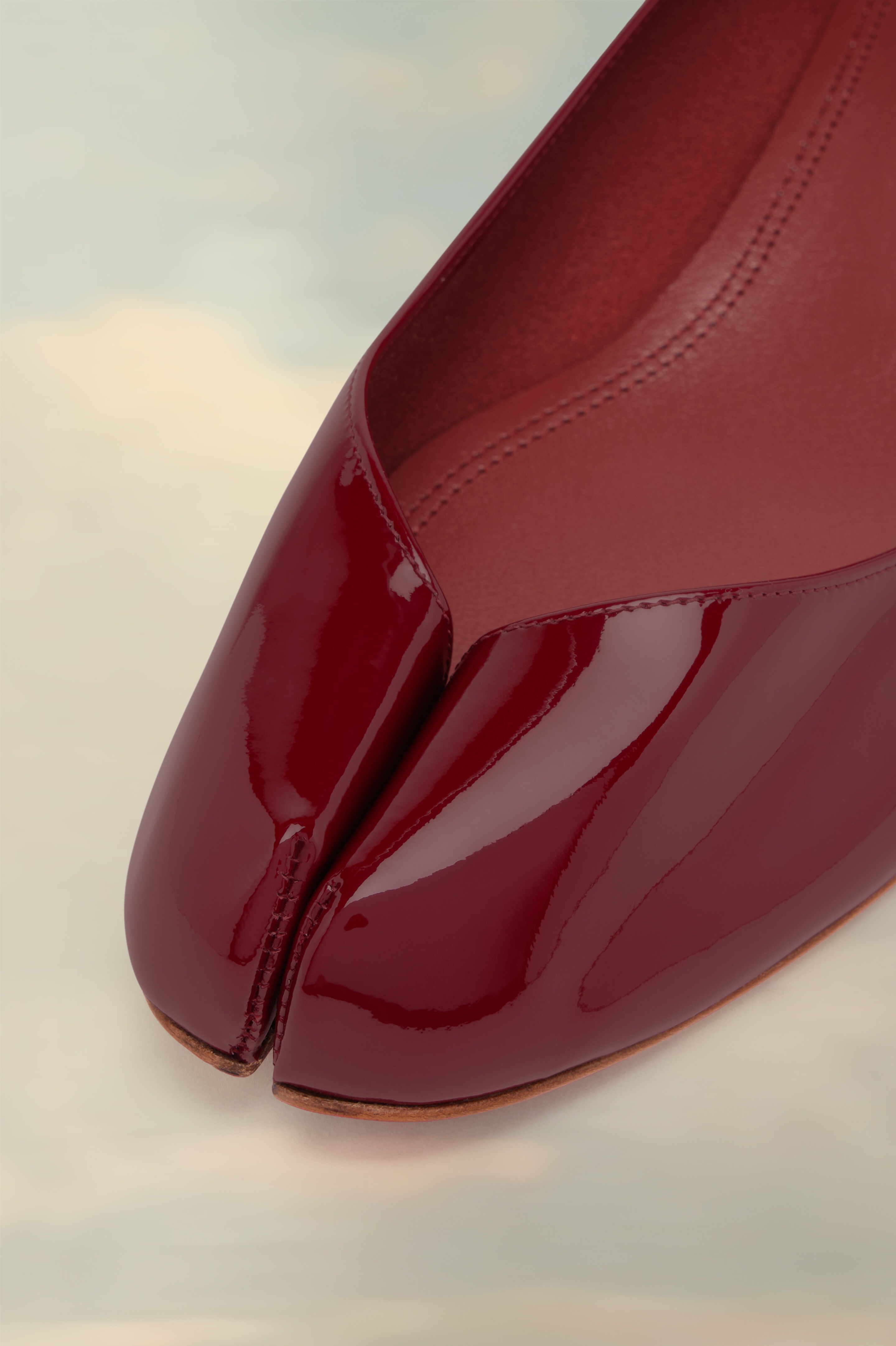 【美品】Maison Margiela Marlougiela ボルドー 38 Maison Margiela Marlougiela | REVERSIBLE