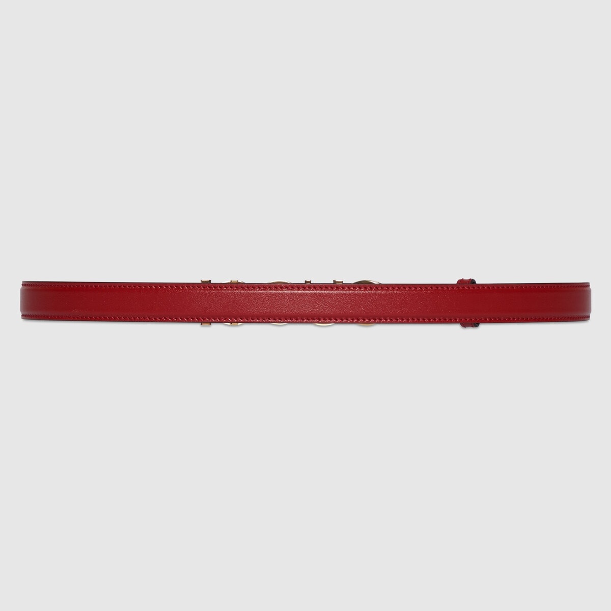 Gucci buckle thin belt - 3
