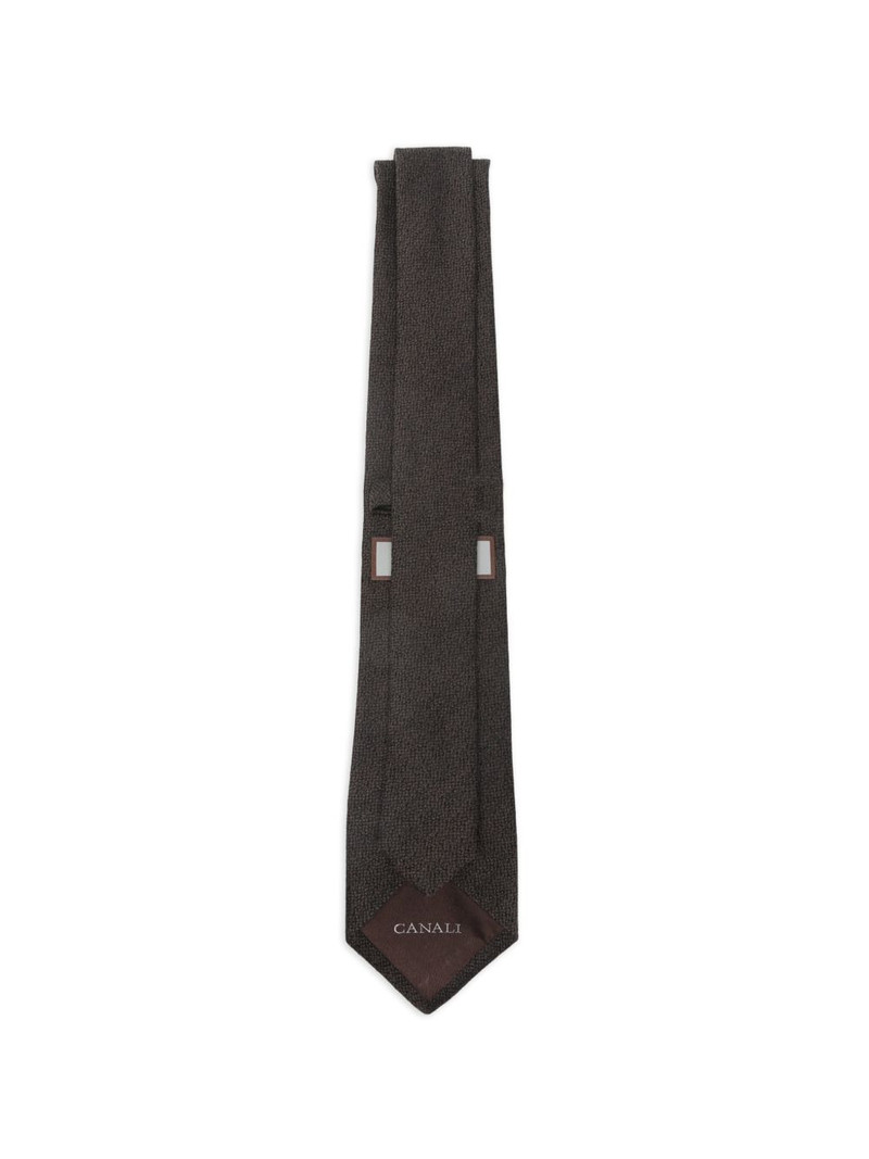 Canali textured tie outlook