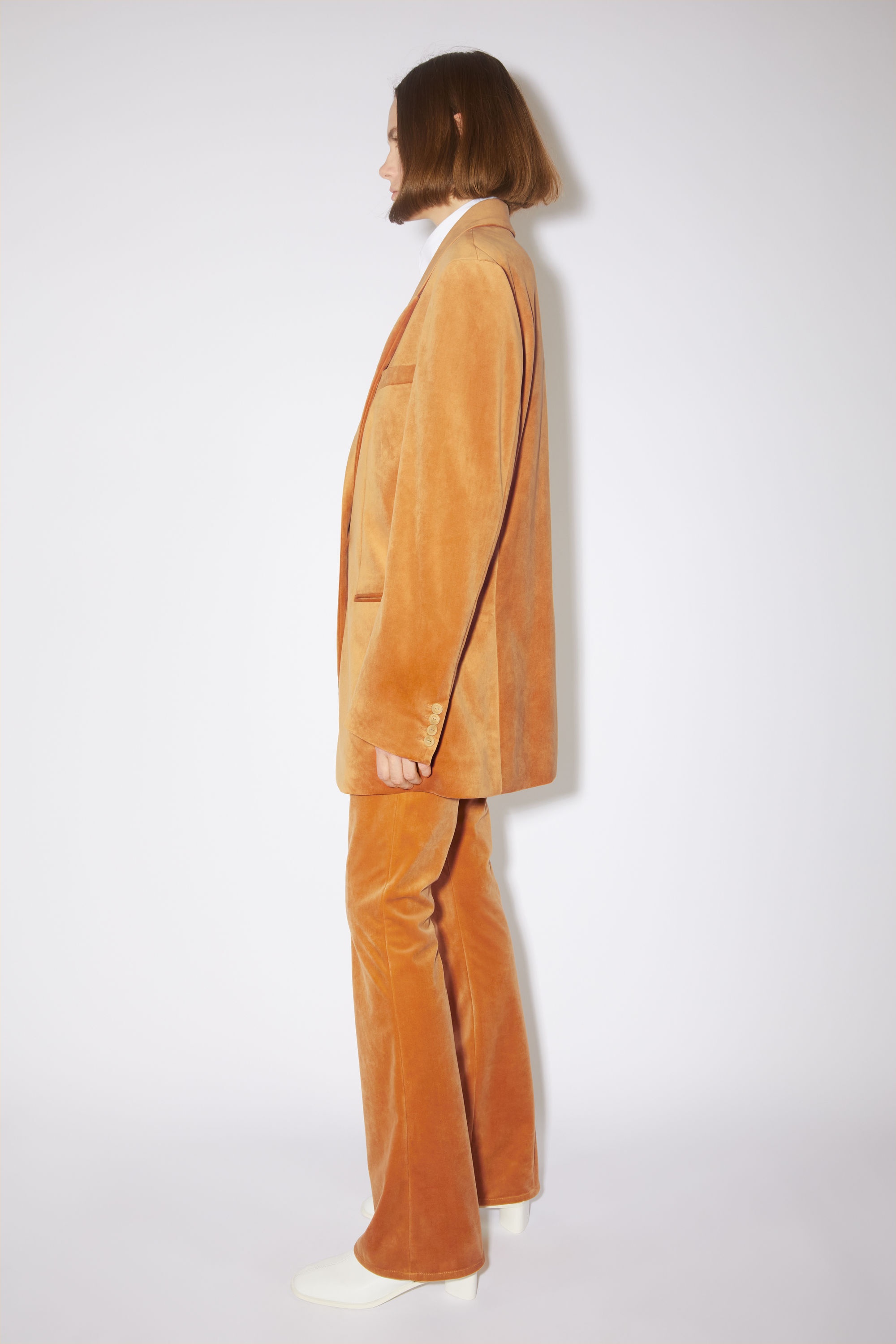 Single-breasted jacket - Honey yellow - 4