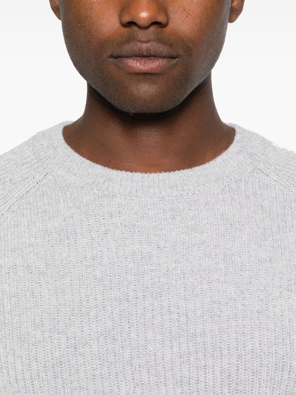ribbed-knit jumper - 5