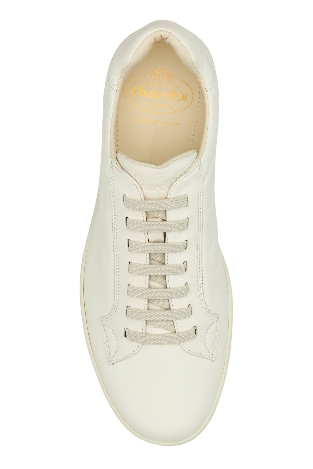 White nappa leather Ludlow 3 sneakers - 4