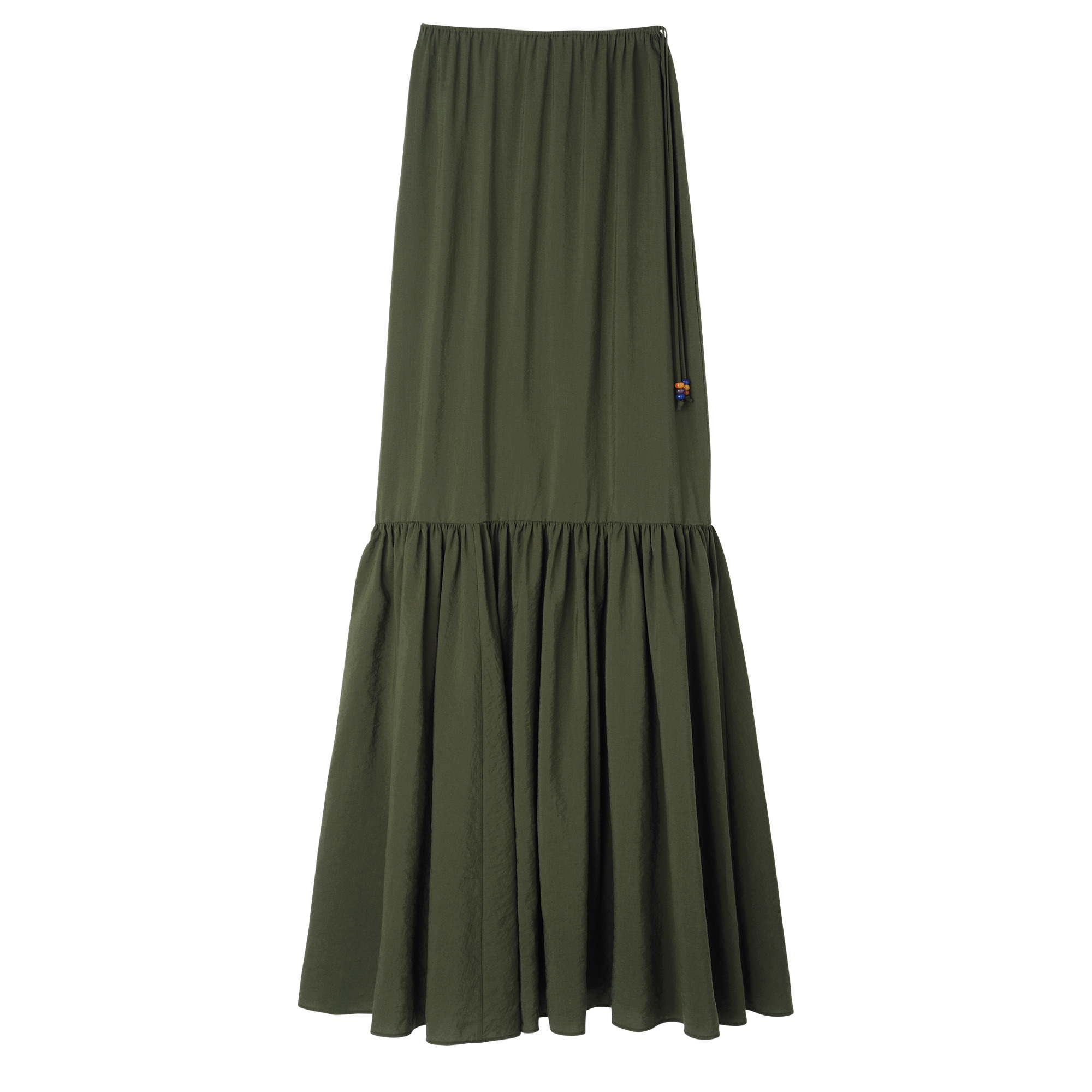 Long skirt Khaki - Crepe - 1