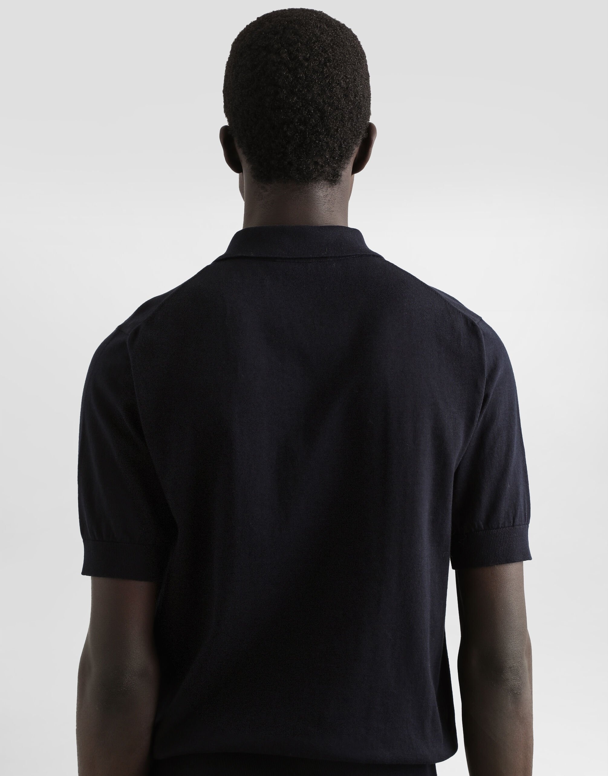 Cotton polo-shirt with heraldic patch - 5