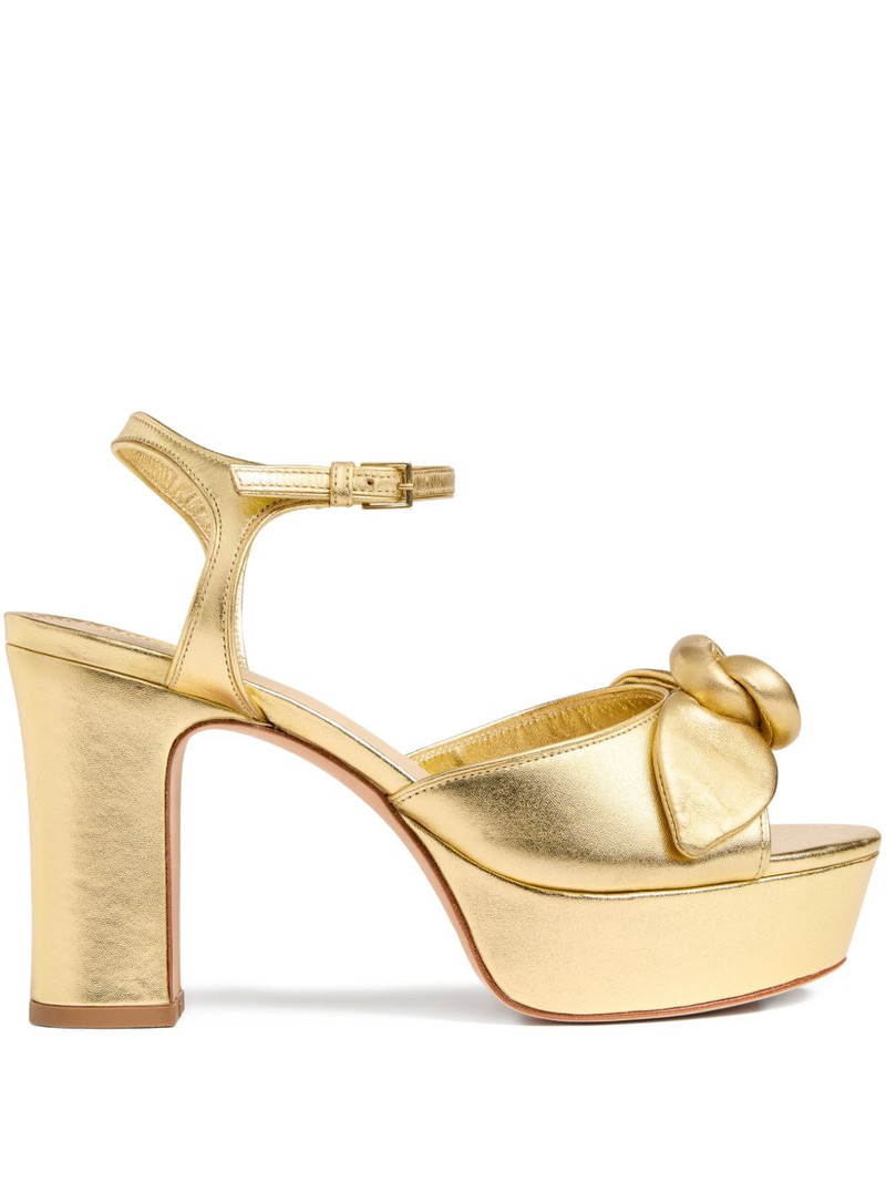 Arianna knotted platform sandals 1