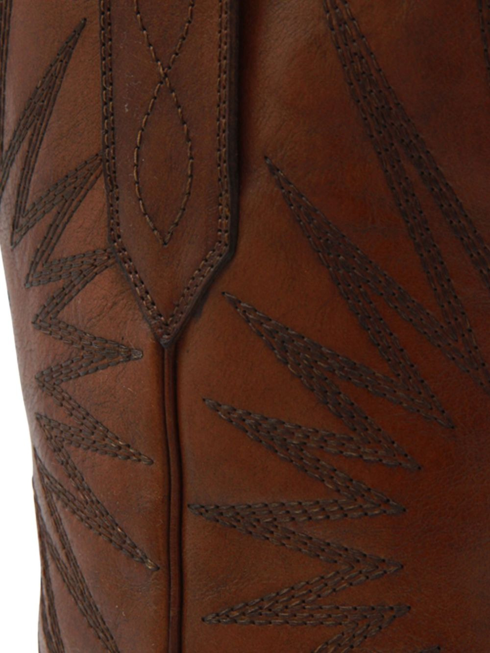 star-embroidered leather boots - 3