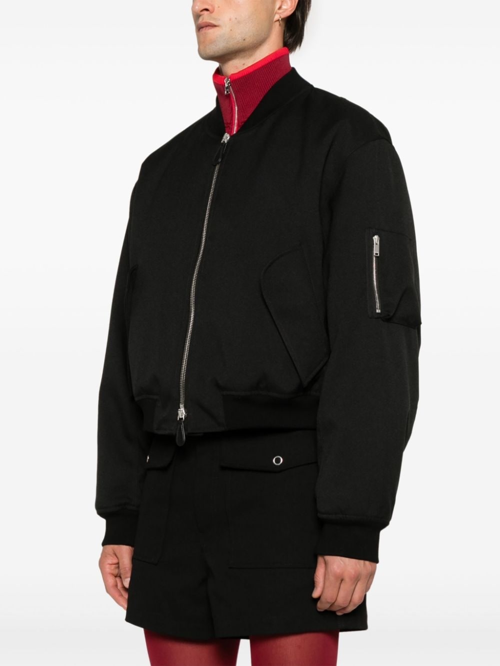 twill bomber jacket - 3