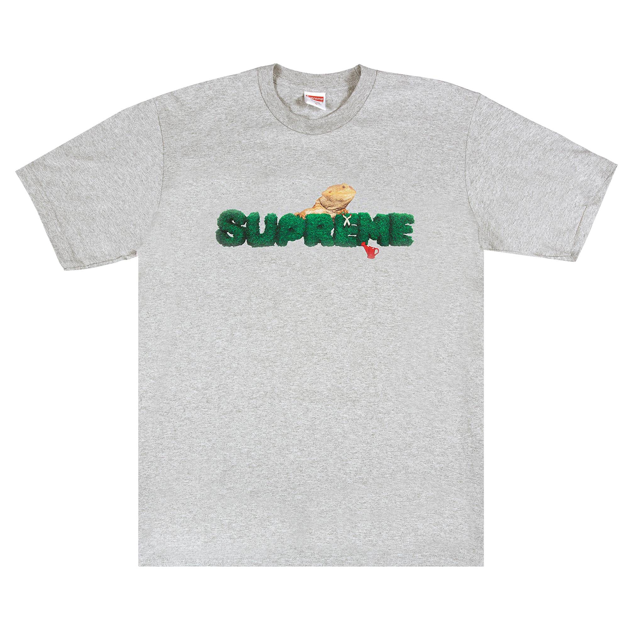 Supreme Lizard Tee 'Heather Grey' - 1