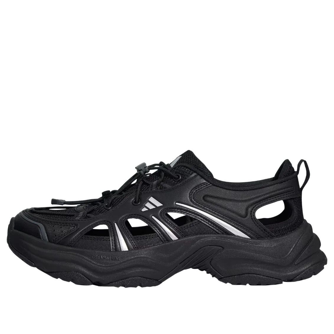 adidas XLG Pin Pulse Sandals 'Black Silver' LA1993 - 1