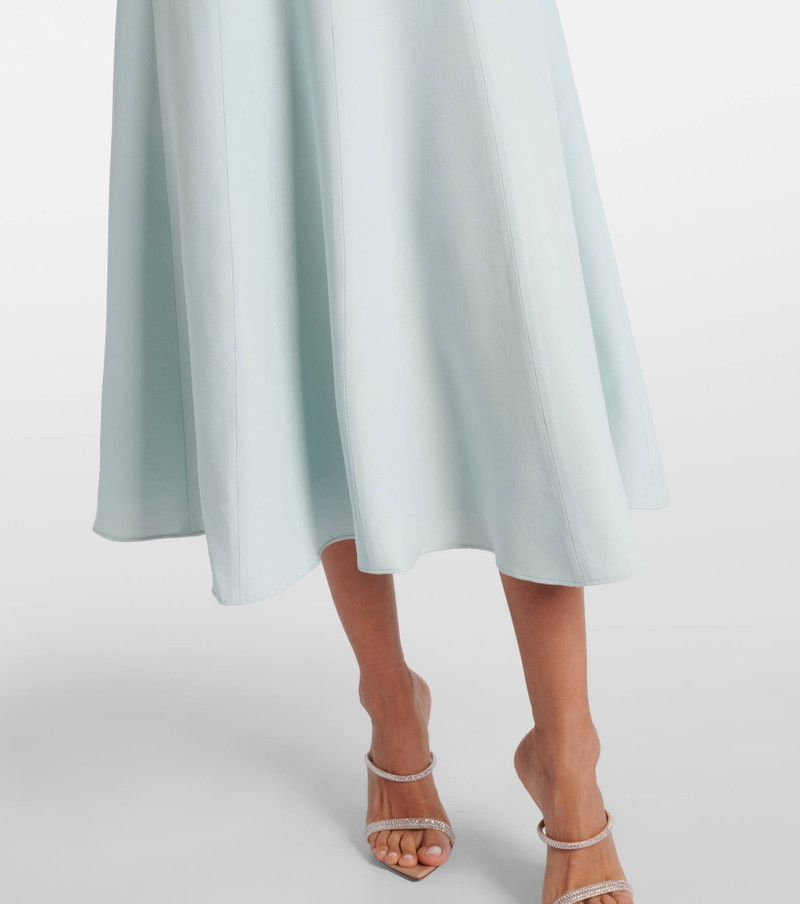 Embellished wool and silk midi dress 5