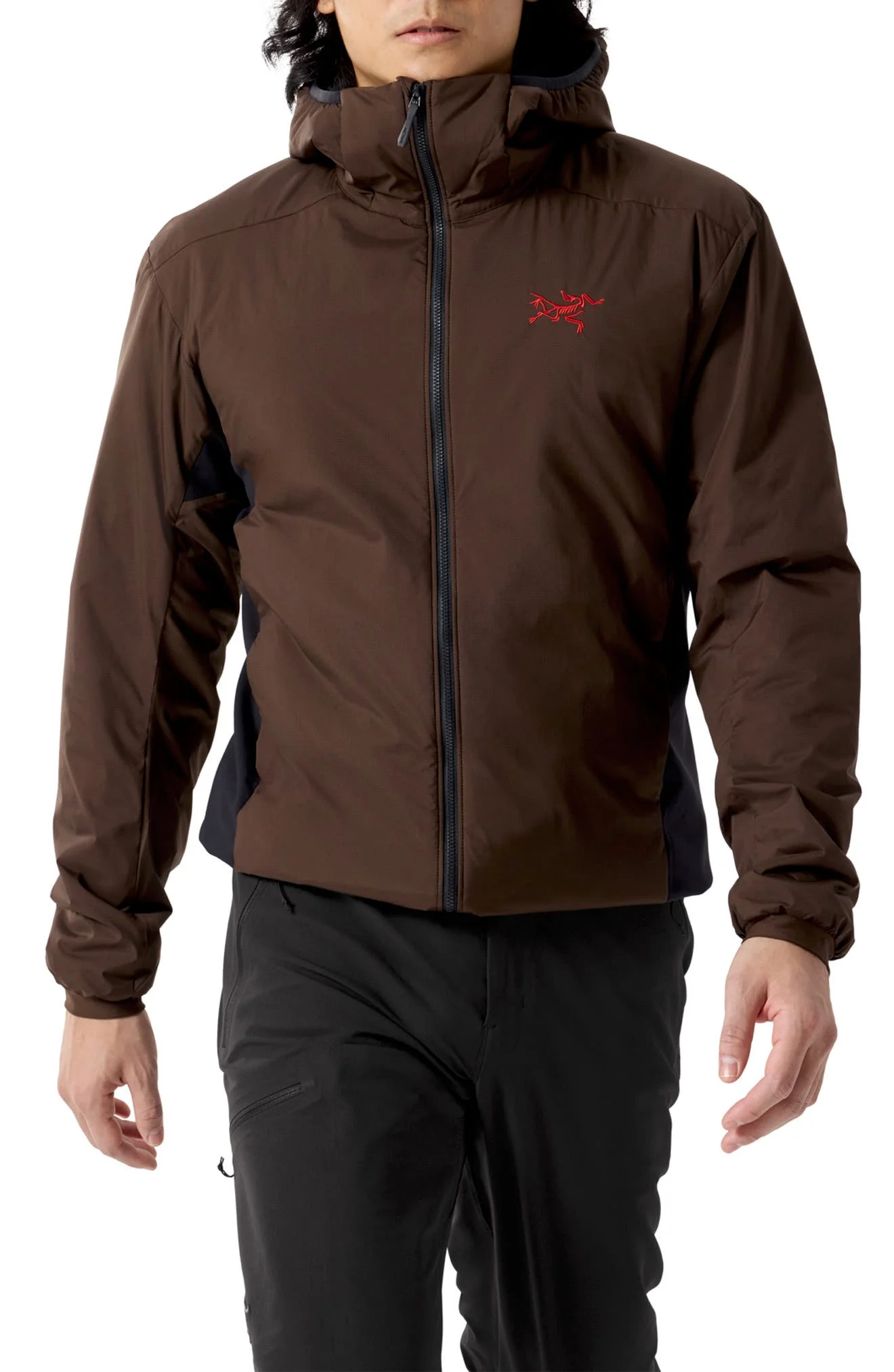 Arc'Teryx Atom Hoodie in Carob /Black /Dynasty at Nordstrom - 1