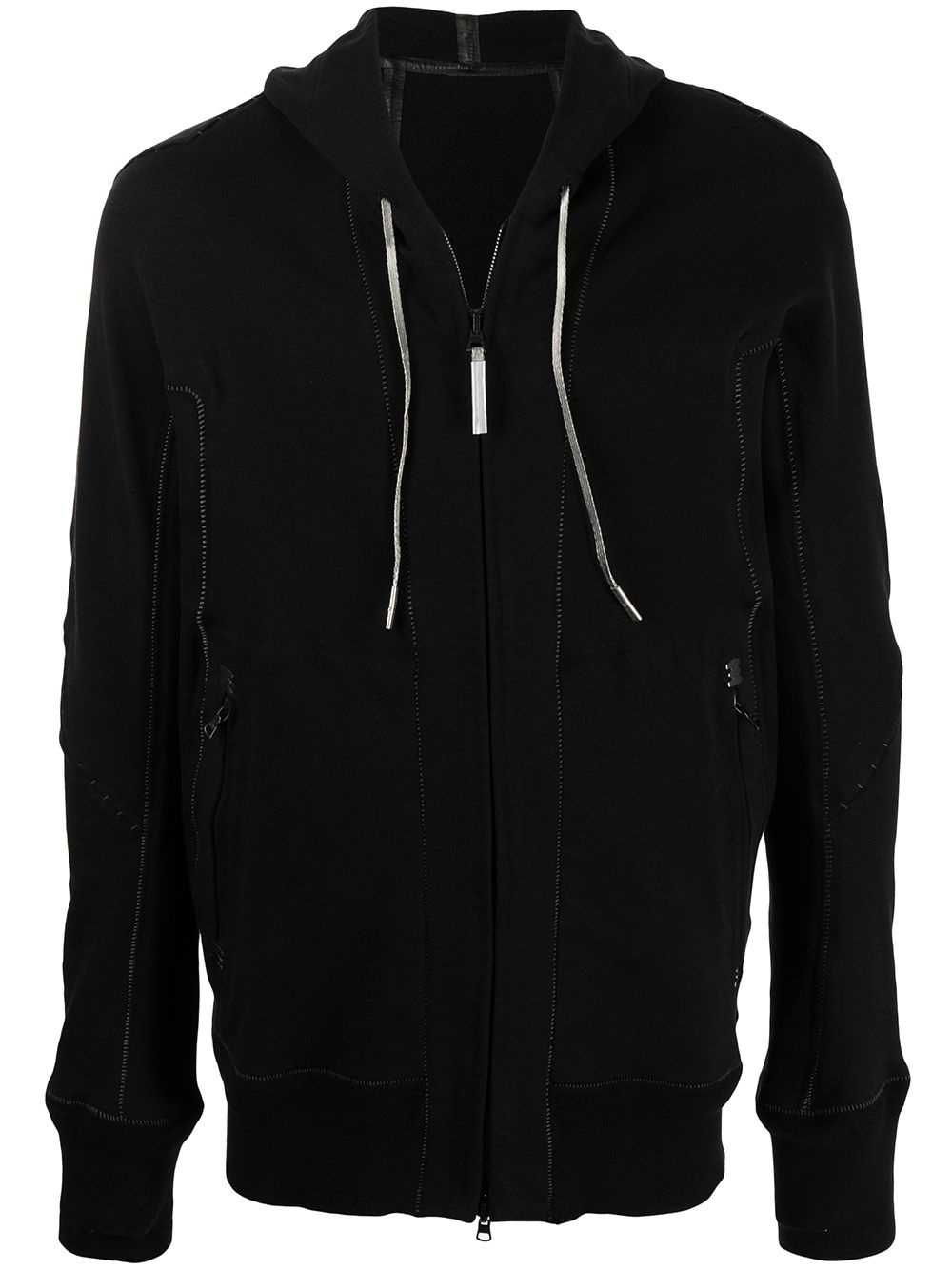 zip-up hooded jacket - 1