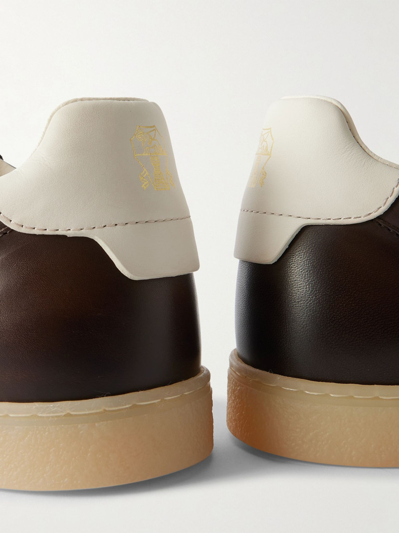Coda Di Rondine Leather Sneakers Dark brown 5