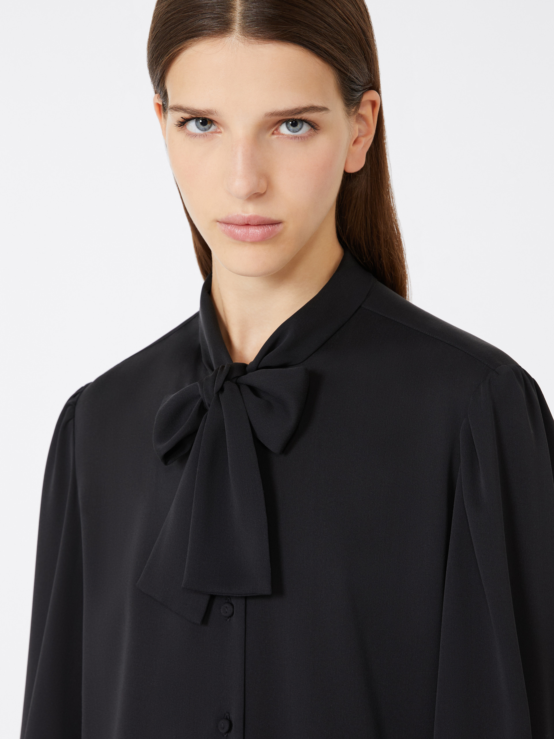 MELANIA Silk charmeuse shirt - 5
