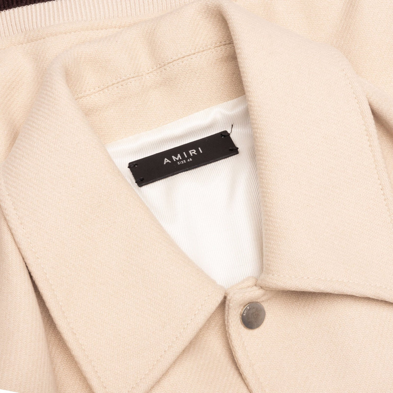 뼈 appliqu Ã©-detail varsity 재킷 3