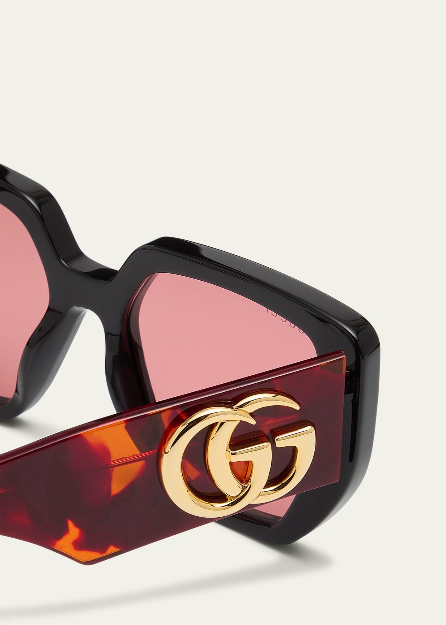 GG Recycled Acetate Butterfly Sunglasses - 3