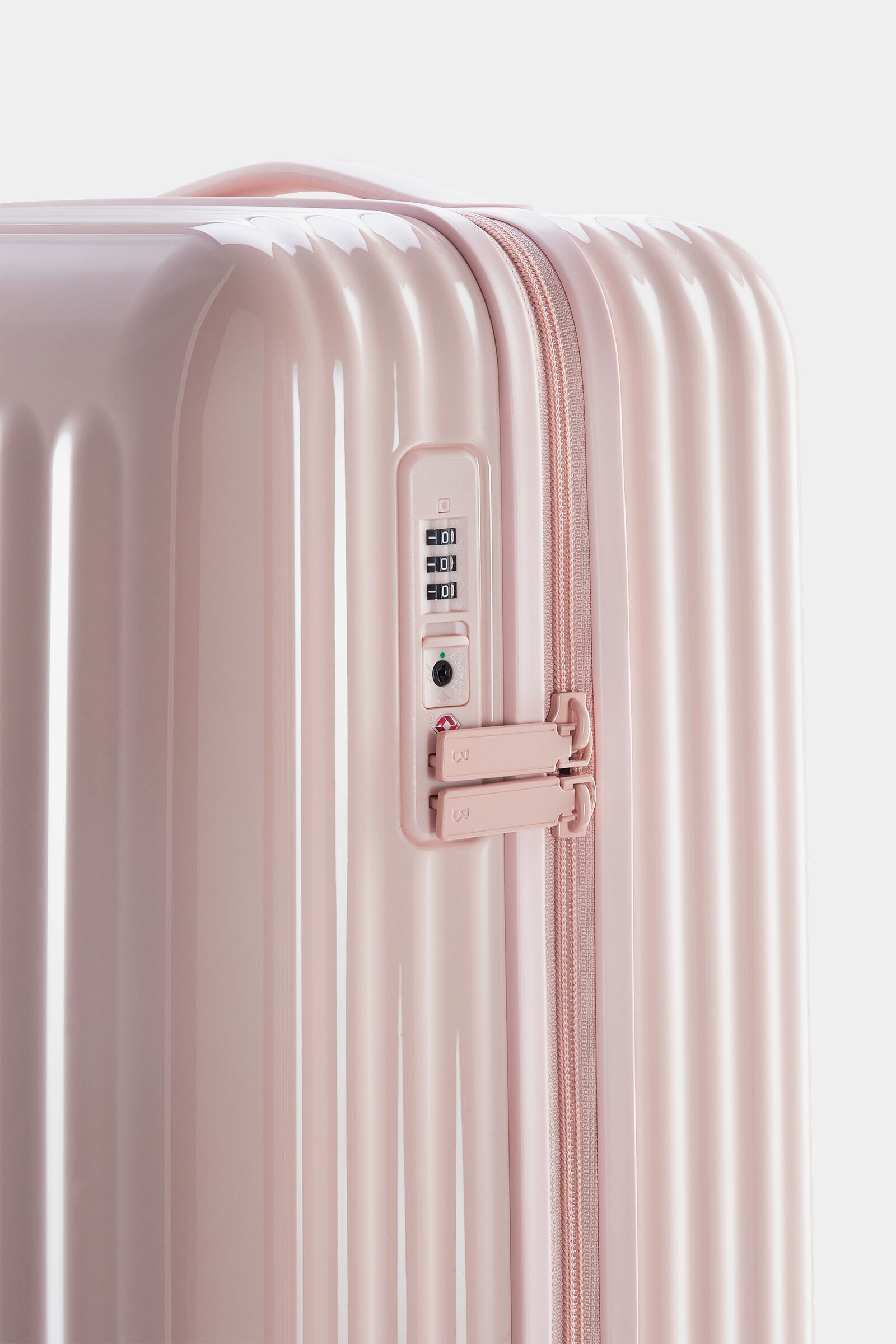 Piz small hard shell suitcase in Nude - 6