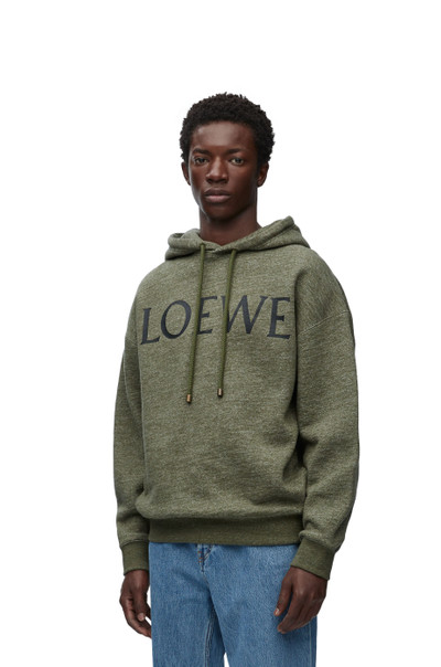 Loewe Oversized hoodie in cotton outlook