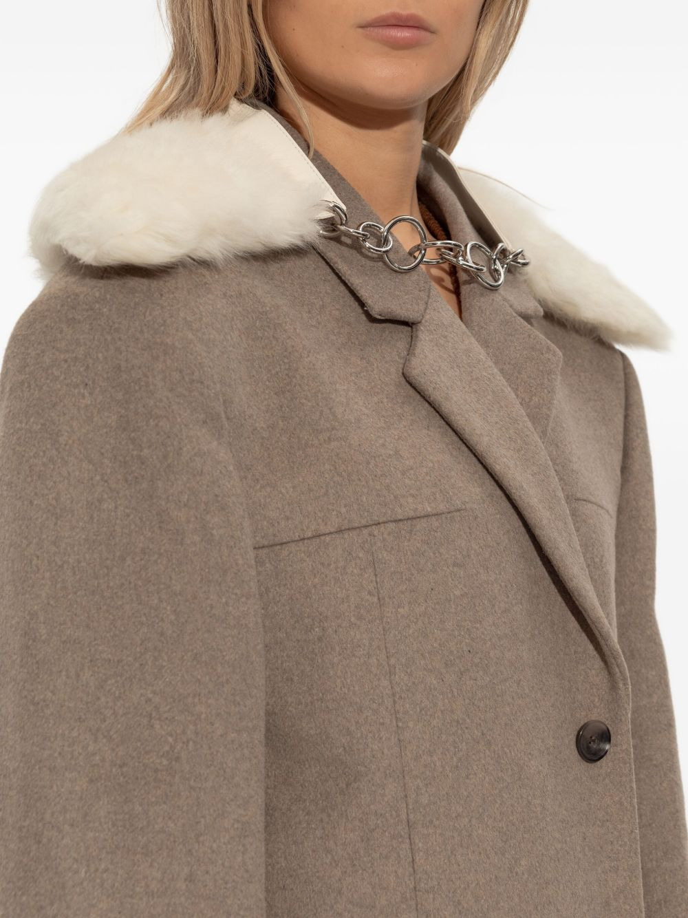 fur chain scarf - 2