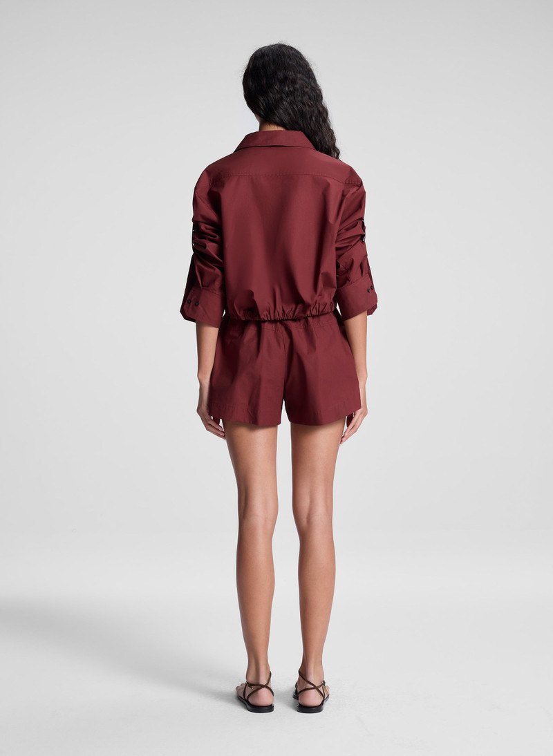 Leo Cropped Cotton Shirt 6
