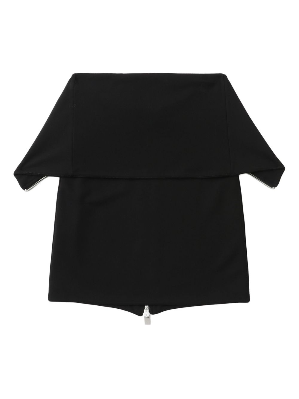 folded-edge mini skirt - 6