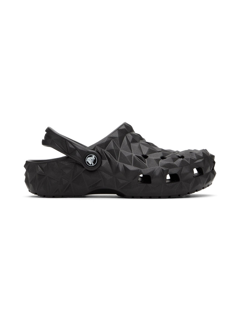 블랙 클래식 Geometric Clogs - 1