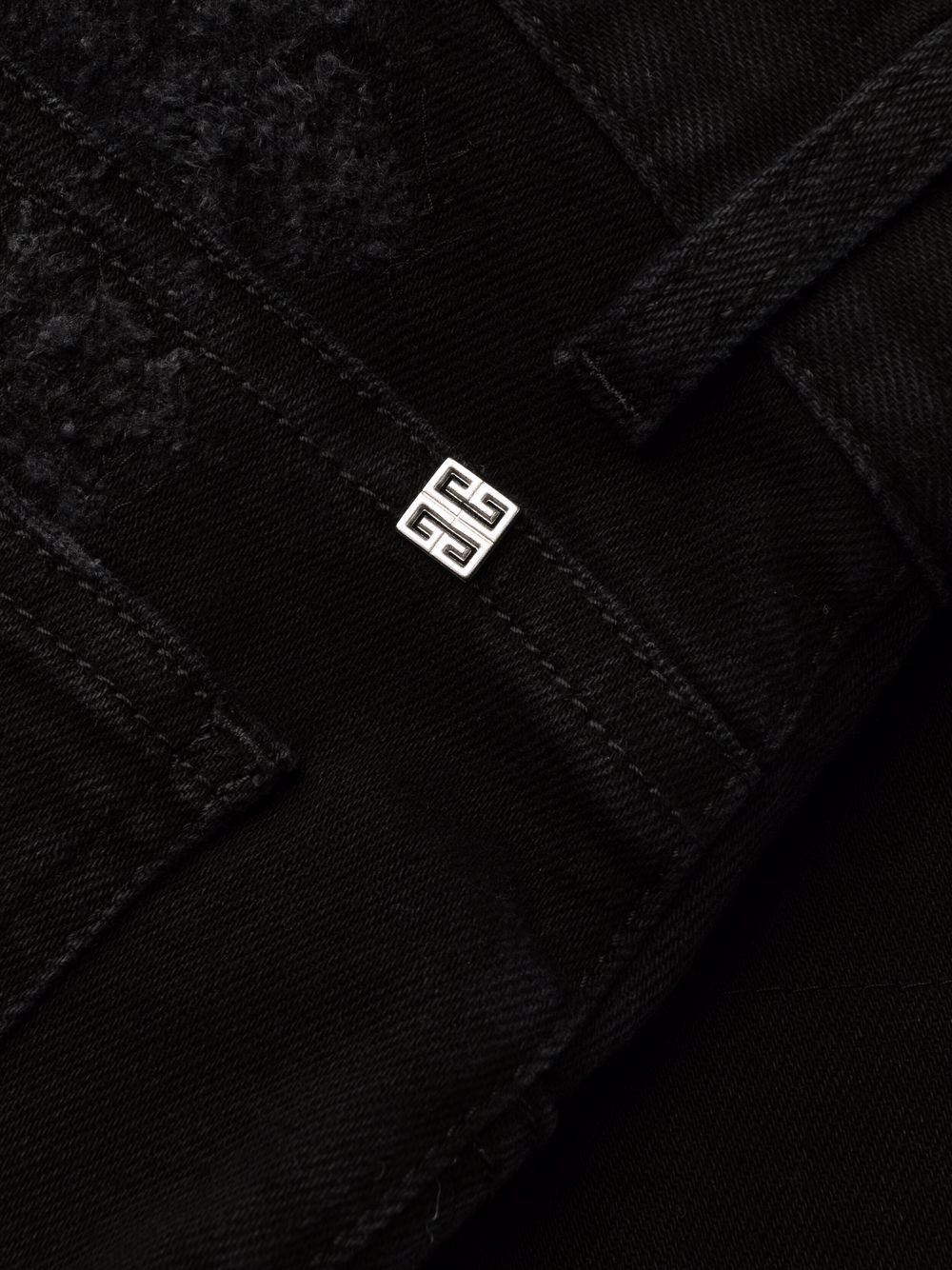 slim-fit destroyed jeans - 7