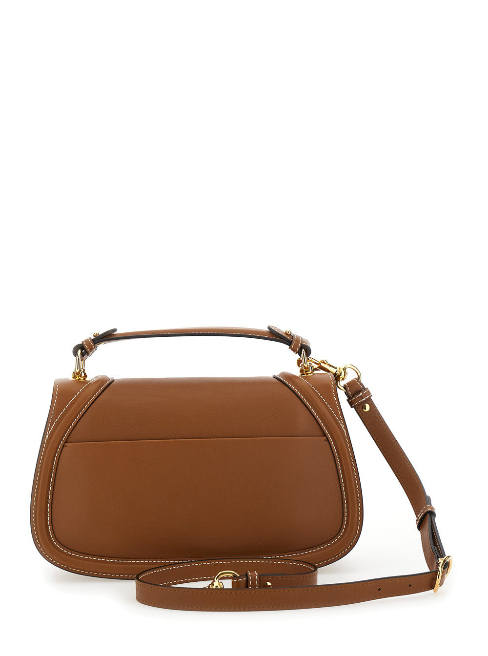 Gucci Women 'Blondie' Brown Handbag With Logo Detail On Front In Leather Woman - 4