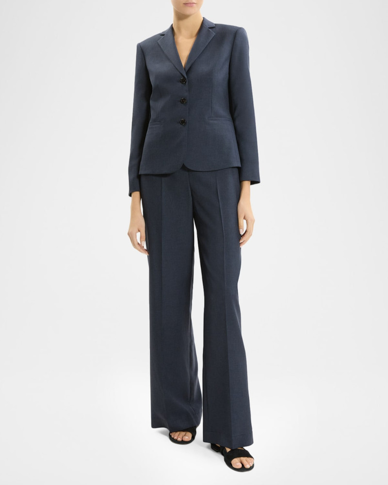 Theory Shrunken Three-Button Jacket outlook