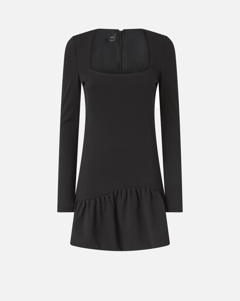 MINI DRESS WITH SQUARE NECKLINE 1