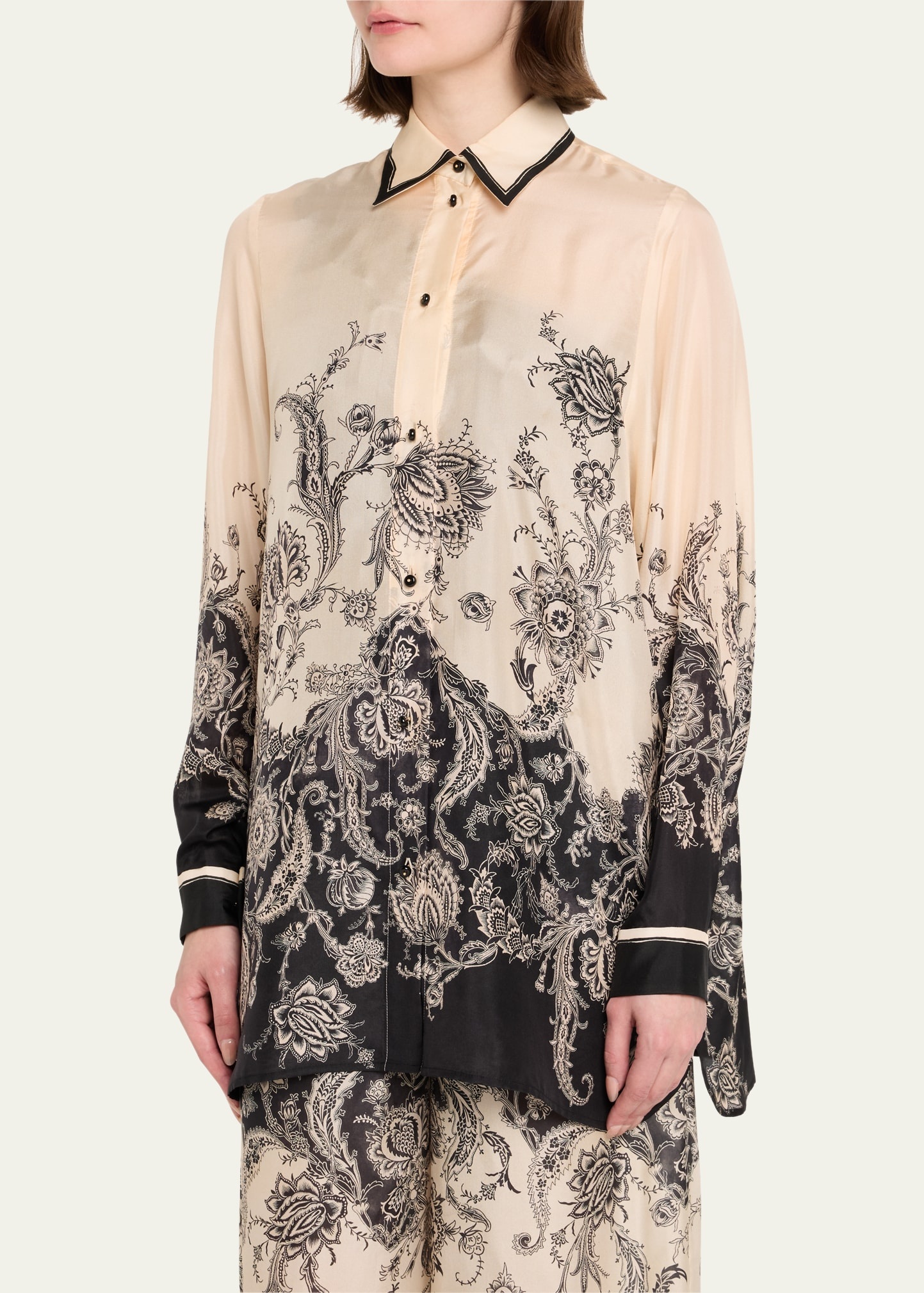 Rhiannon Relaxed Silk Shirt - 4