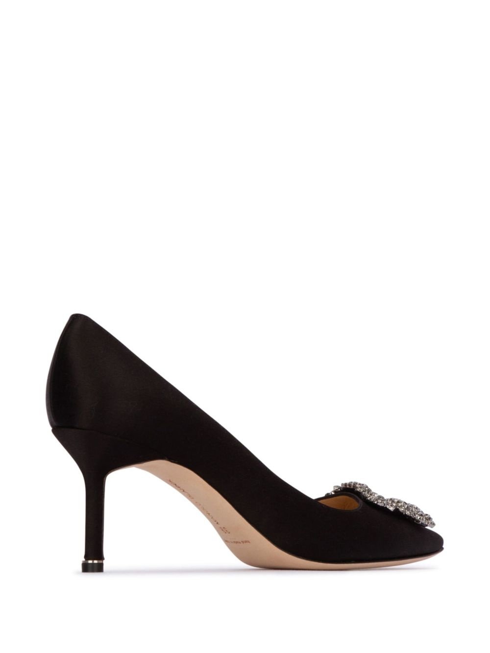 Hangisi silk satin pumps - 3