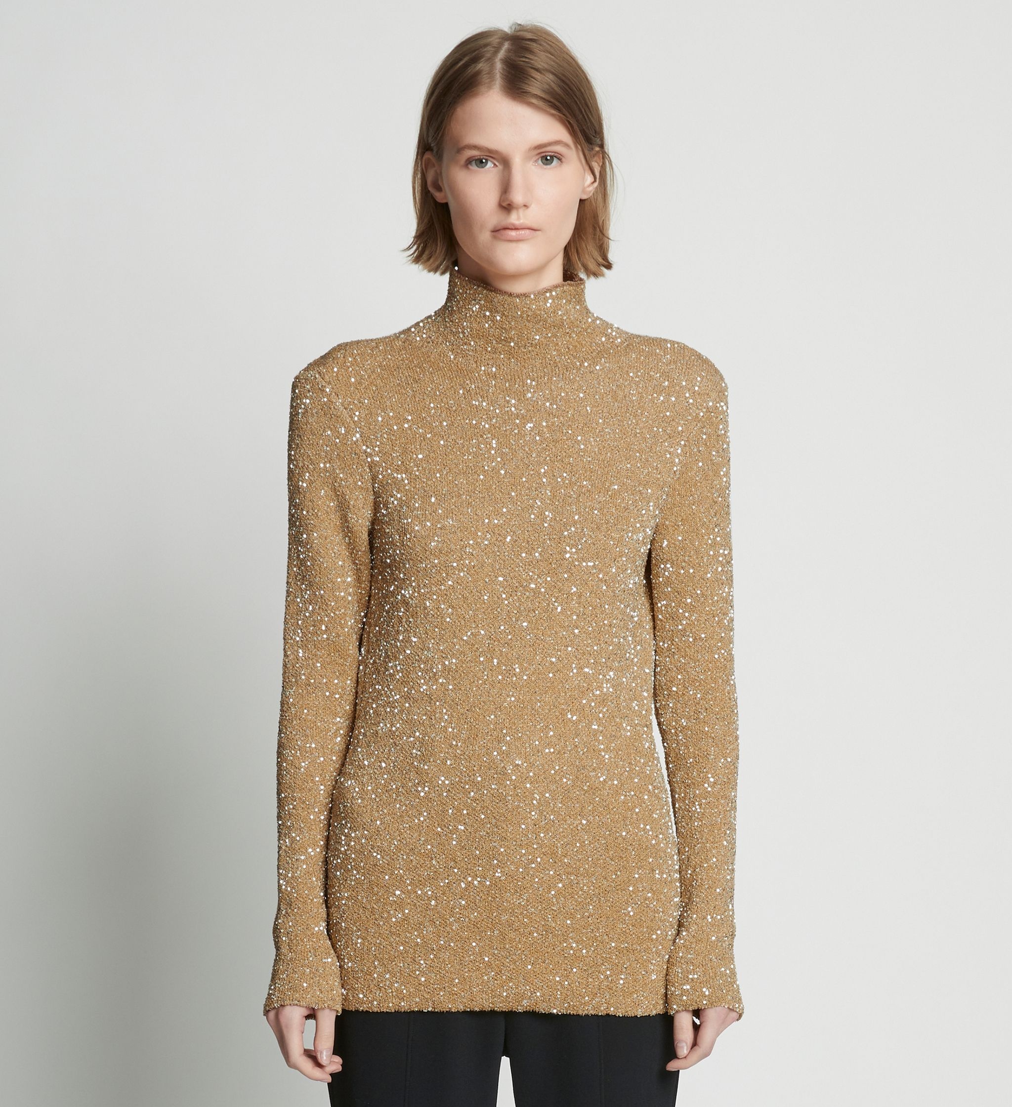 Sequin Knit Sweater - 2