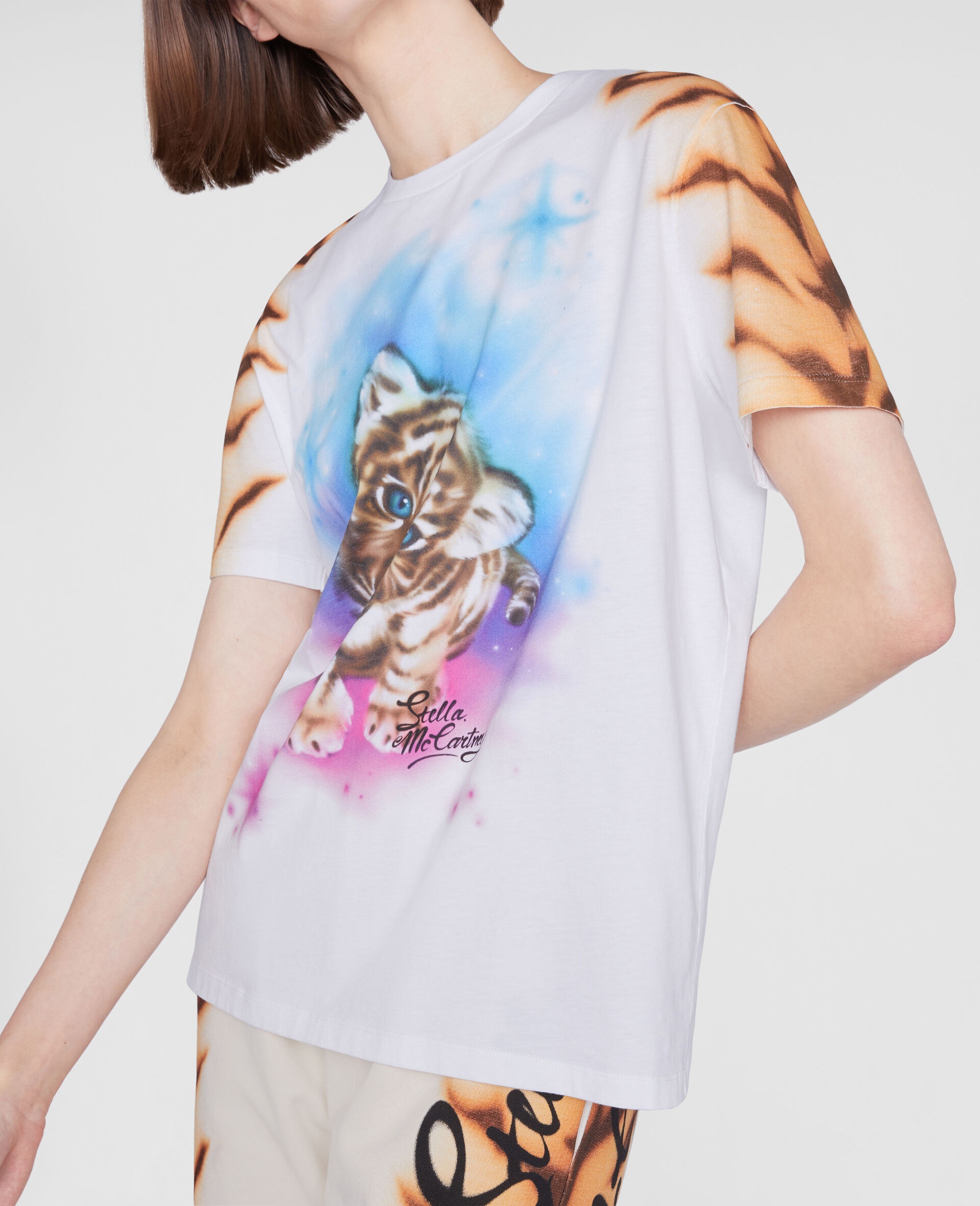 Tiger Print Cotton T-Shirt - 3