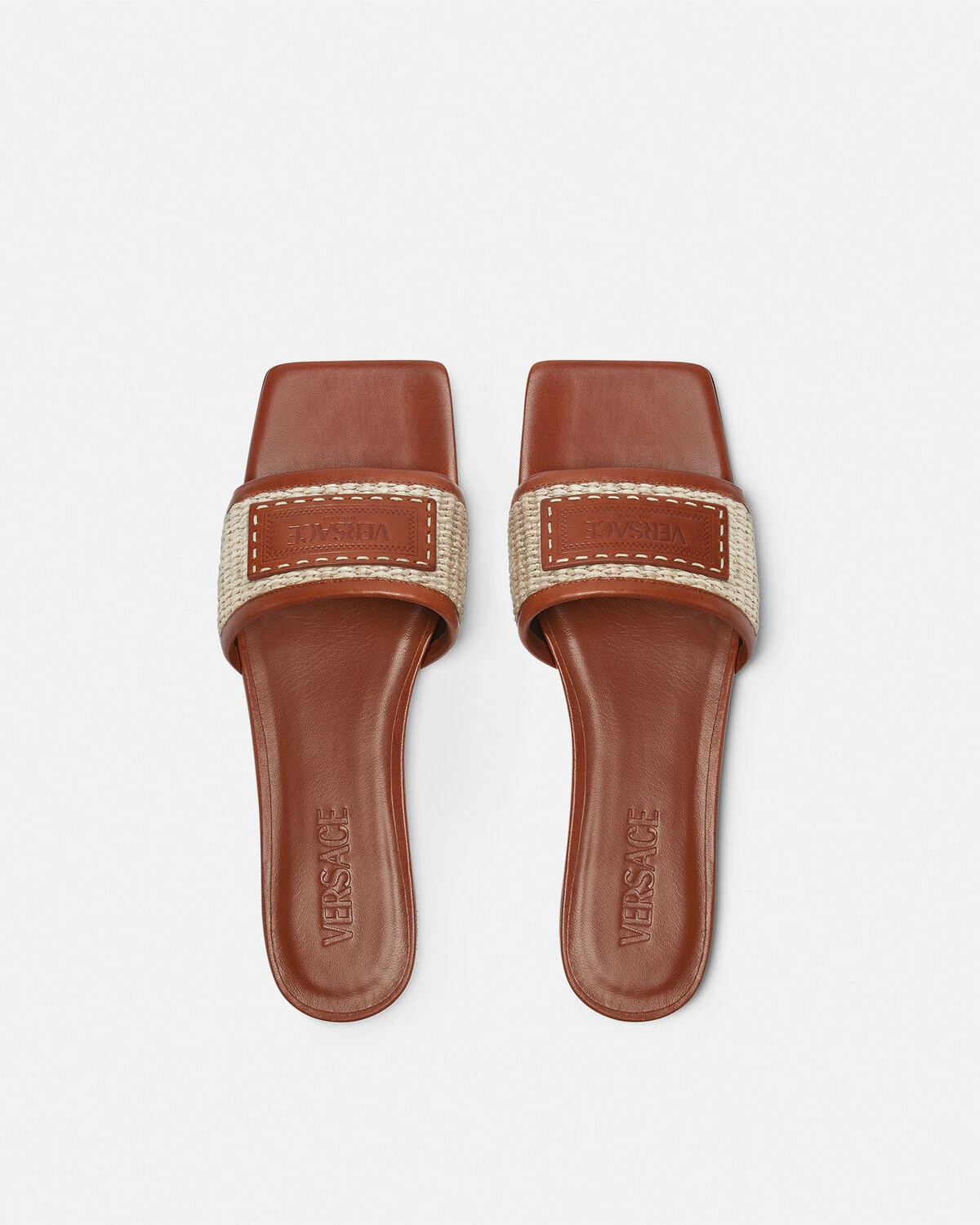 Theia Barocco Raffia Flats - 3