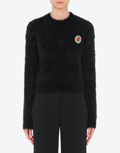 Moschino JEWEL FLOWER SOFT FABRIC JUMPER outlook