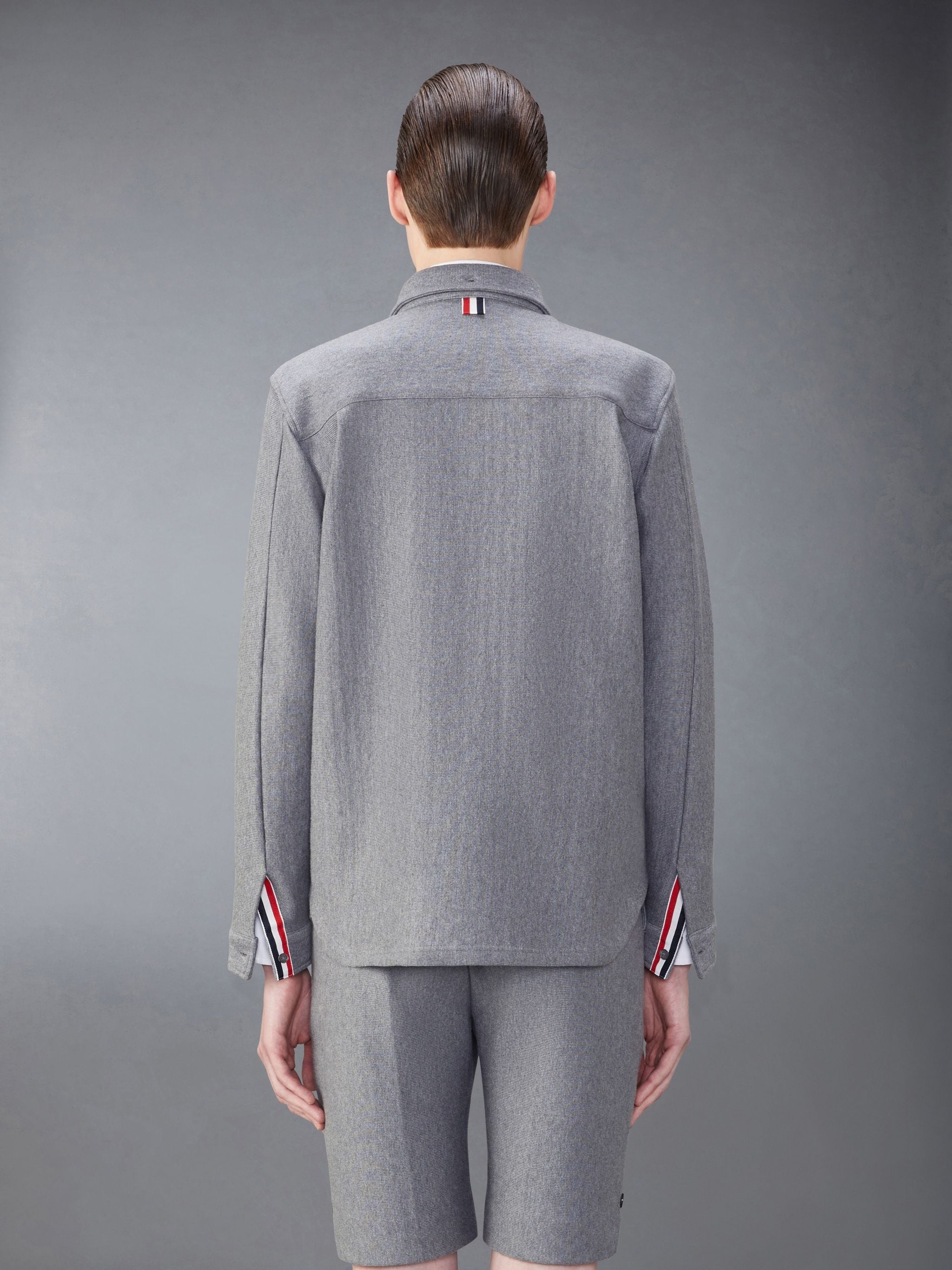 Knit Cotton Shirt Jacket - 2